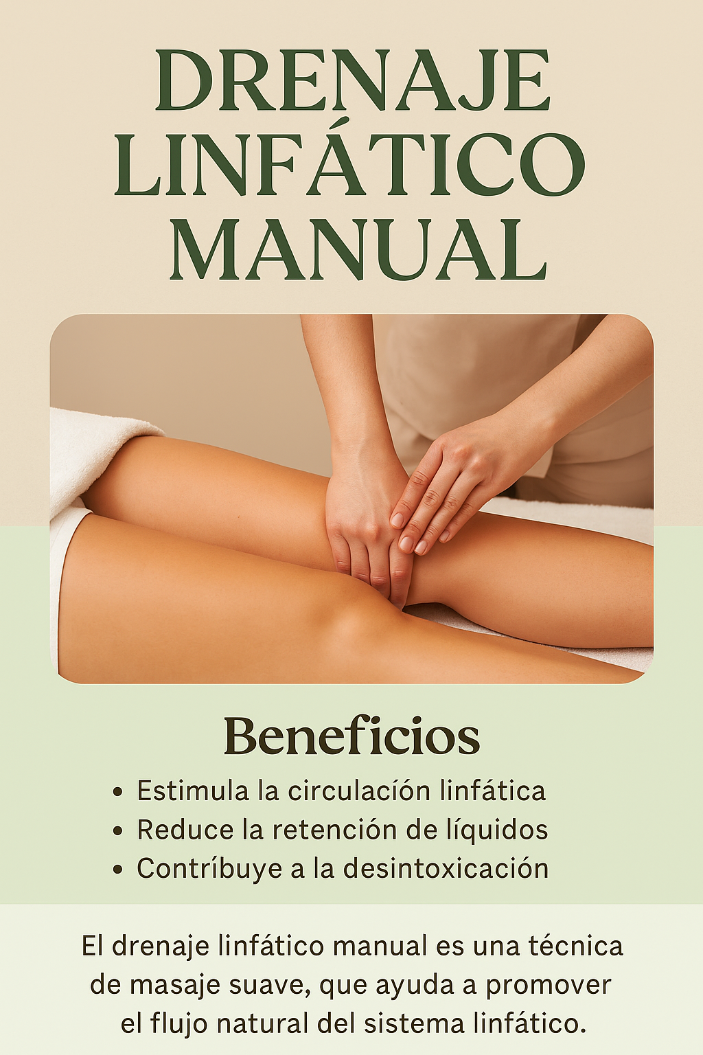 Masaje de drenaje linfático manual en Málaga con Silvia García Cuesta